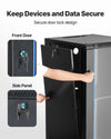 VEVOR 22U network cabinet wall mount server rack enclosure - secure locking door and side panel feature