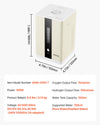 VEVOR hydrogen inhalation machine dimensions and key specifications graphic
