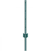 VEVOR 3 Feet Fence Post, 10 Pack U-Channel Heavy Duty Metal Fence Posts, Sturdy Steel Fence Stakes for Garden Yard, Lawn, Farms and Outdoor Wire Fencing, Green