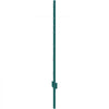 VEVOR 4 Feet Fence Post, 10 Pack U-Channel Heavy Duty Metal Fence Posts, Sturdy Steel Fence Stakes for Garden Yard, Lawn, Farms and Outdoor Wire Fencing, Green