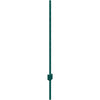 VEVOR 4 Feet Fence Post, 10 Pack U-Channel Heavy Duty Metal Fence Posts, Sturdy Steel Fence Stakes for Garden Yard, Lawn, Farms and Outdoor Wire Fencing, Green