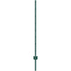VEVOR 5 Feet Fence Post, 10 Pack U-Channel Heavy Duty Metal Fence Posts, Sturdy Steel Fence Stakes for Garden Yard, Lawn, Farms and Outdoor Wire Fencing, Green