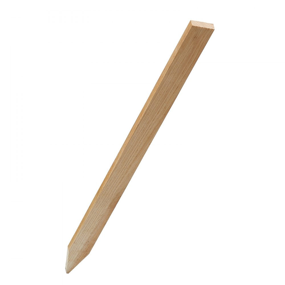 VEVOR Wooden Garden Stakes, 25 Pcs 24 x 0.5 x1.5 in Survey Grading Stakes, Garden Ground Stake with Sharp Point, Fir Wood Plant Support Stake, Sign Posts for Silt Fence Backyard Boundaries Baselines