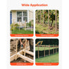 VEVOR Wooden Garden Stakes, 25 Pcs 48x0.5x0.69 in Survey Grading Stakes, Garden Ground Stake with Sharp Point, Fir Wood Plant Support Stake, Sign Posts for Silt Fence Backyard Boundaries Baselines
