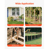 VEVOR Wooden Garden Stakes, 25 Pcs 36x0.75x0.75 in Survey Grading Stakes, Garden Ground Stake with Sharp Point, Fir Wood Plant Support Stake, Sign Posts for Silt Fence Backyard Boundaries Baselines
