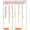 VEVOR Wooden Garden Stakes, 50 Pcs 36x0.75x0.75 in Survey Grading Stakes, Garden Ground Stake with Sharp Point, Fir Wood Plant Support Stake, Sign Posts for Silt Fence Backyard Boundaries Baselines