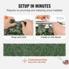 VEVOR Ivy Privacy Fence, 39 x 198in Artificial Green Wall Screen, Greenery Ivy Fence with Mesh Cloth Backing and Strengthened Joint, Faux Hedges Vine Leaf Decoration for Outdoor Garden, Yard, Balcony