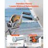 VEVOR Boat Winch, 1600 lbs Hand Winch, Heavy Duty Manual Rope Crank, Portable Two-Way Ratchet, 4: 1 Gear Ratio, Easy Installation Gear for Boat Trailer ATV Towing