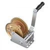 VEVOR Boat Winch, 1600 lbs Hand Winch, Heavy Duty Manual Rope Crank, Portable Two-Way Ratchet, 4: 1 Gear Ratio, Easy Installation Gear for Boat Trailer ATV Towing
