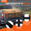 VEVOR Tailgate Net, 60 in x 18 in, Heavy Duty Cargo Net for Truck Bed with 4 Adjustable Telescopic Straps, Extendable & Durable, Flexible Adjustment, Suitable for Pickup, Trailer, Truck, Jeep, SUV