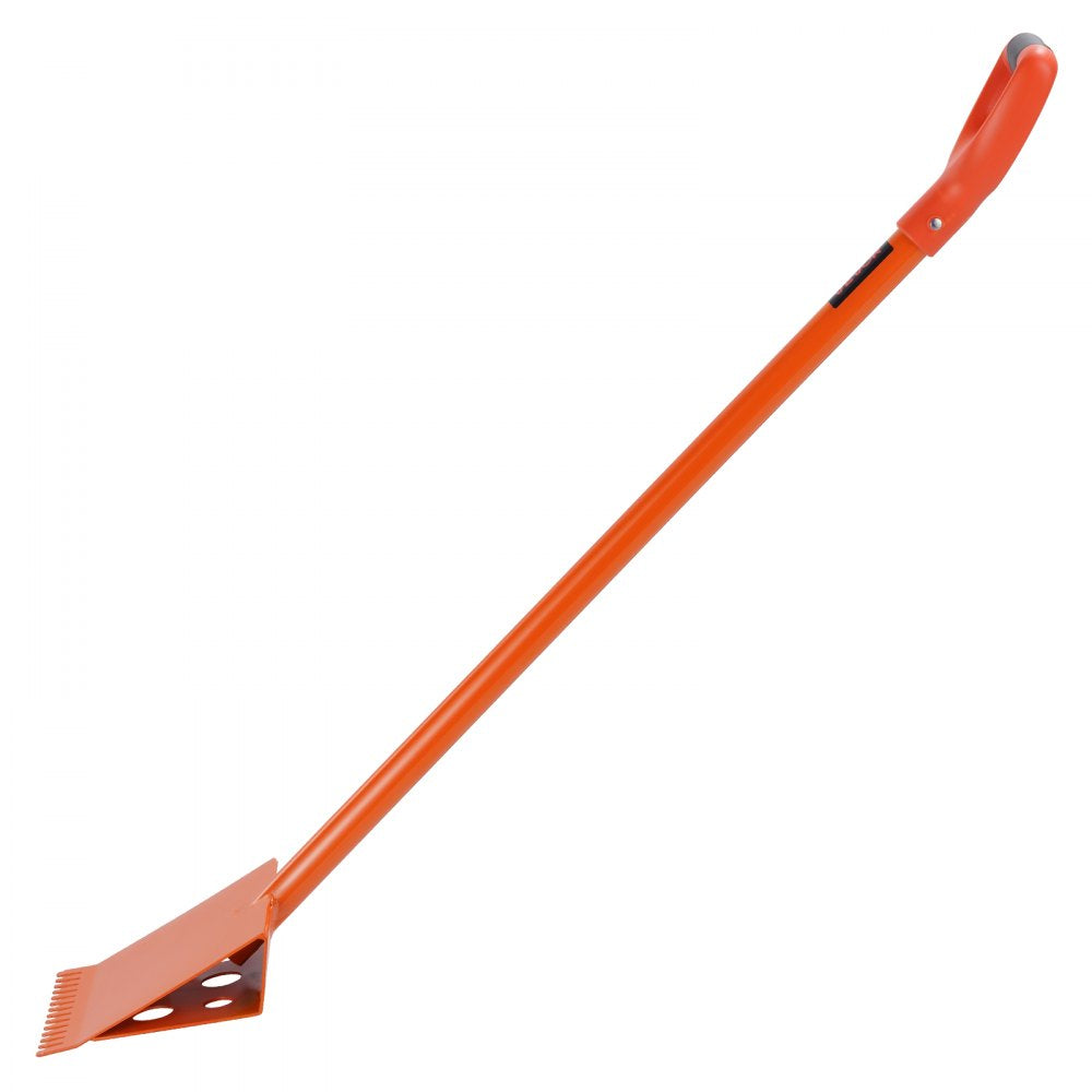 VEVOR Shingle Shovel 2 Pack, D-Grip Handle Shingle Roof Ripper, High Hardness 45# Steel & Lightweight Easy Tearing Off Roofing & Nails Tool, ideal for Commercial and Residential Use,Orange