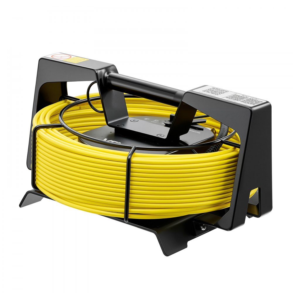 VEVOR 2026 Upgraded Sewer Camera with WiFi, 65.6ft/20m Drain Pipeline Camera, IP68 Snake Plumbing Cameras with Light- 12 LEDS, Wireless WiFi Connectivity to Phone/Tablet for Sewer Duct Pipe Inspection