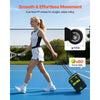 VEVOR Tennis Ball Hopper, Holds 80 Tennis Balls, Pickleball Basket Cart with Wheels for Easy Pick Up, Portable Pickleball Collection Caddy with Heavy-Duty Construction, for Training Carrying Storage