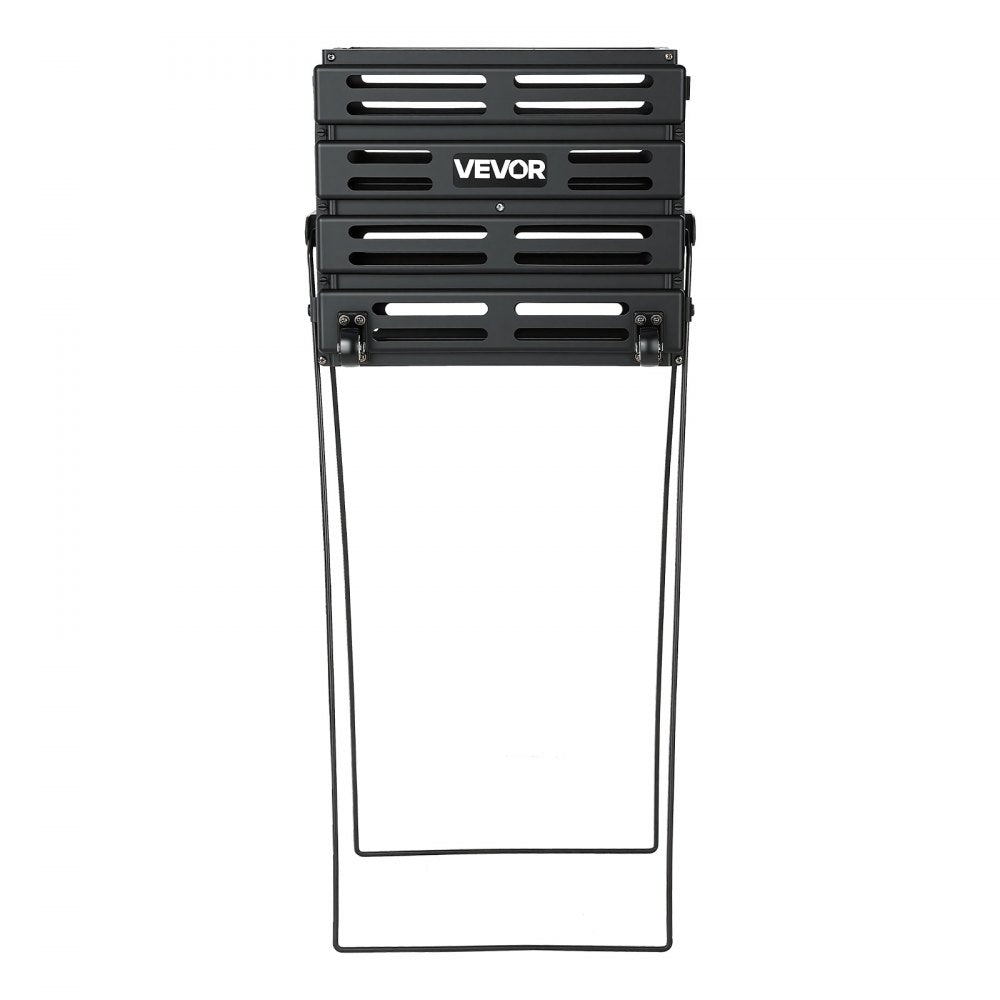 VEVOR Tennis Ball Hopper, Holds 80 Tennis Balls, Pickleball Basket Cart with Wheels for Easy Pick Up, Portable Pickleball Collection Caddy with Heavy-Duty Construction, for Training Carrying Storage