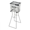 VEVOR Tennis Ball Hopper, Holds 75 Tennis Balls, Pickleball Basket Cart with Wheels for Easy Pick Up, Portable Pickleball Caddy with Heavy-Duty Construction, Handle, for Training Carrying Storage