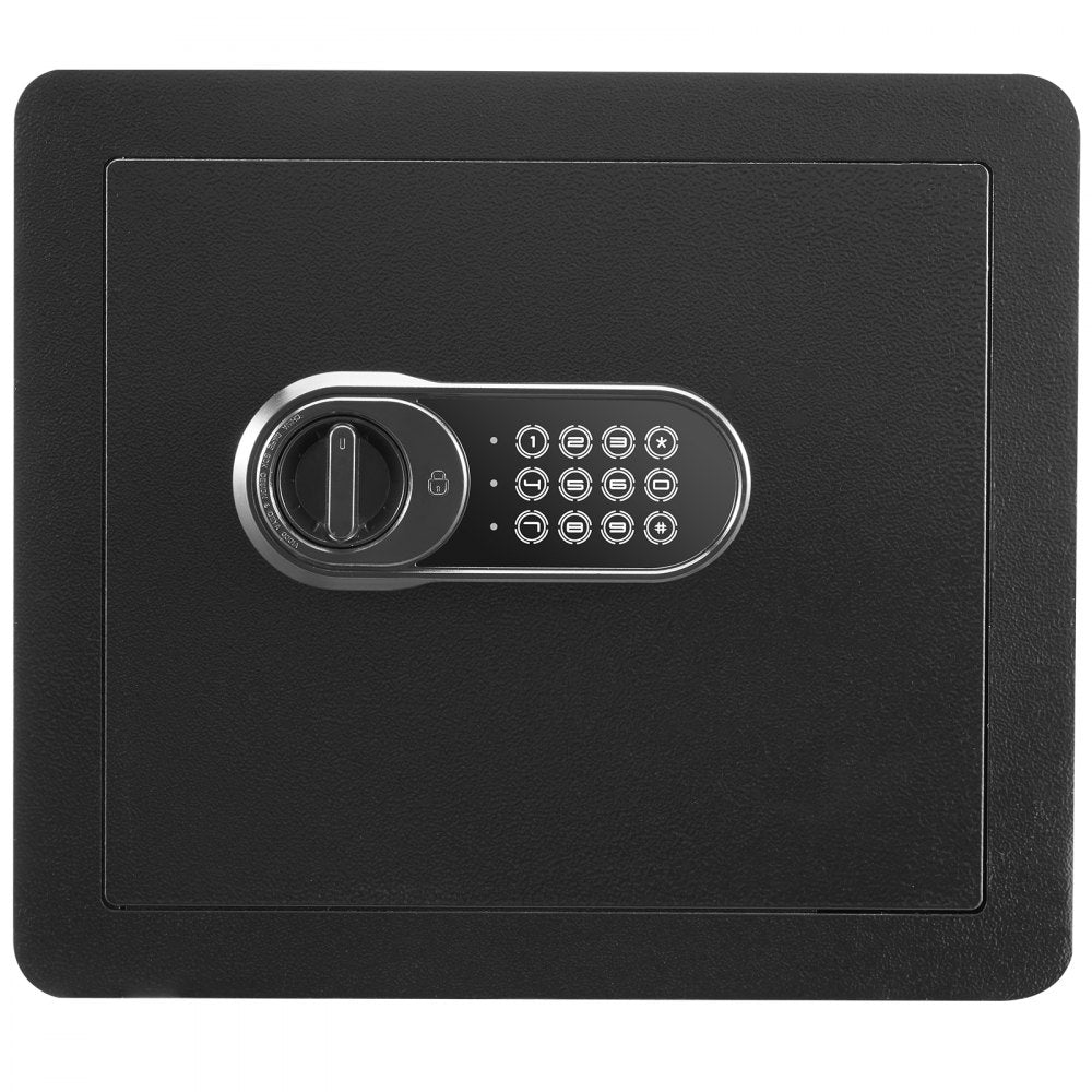 VEVOR Safe, 1.2 Cubic Feet Home Safe, Steel Security Safe with Digital Keypad and 2 Keys, Cabinet Safe with Fire-proof Bag, Protect Cash, Gold, Jewelry, Documents for Home, Hotel, 15.8x11.8x13.8 inche