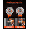 VEVOR Cordless Impact Wrench, 280 ft-lbs / 380 N·m High Torque, 3/8 inch, 20V Electric Impact Wrench with Brushless Motor, 4Ah Battery, Charger, 5 Sockets and Belt Clip, for Car Tire Truck DIY