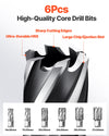 6-piece high-quality core drill bits feature image