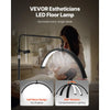 VEVOR Half Moon Light for Esthetician, 26 inch Dimmable LED Floor Lamp Lash Light for Eyelash Extensions, Arched Eyelash Lamp with Phone Holder, Remote Control, for Beauty, Skincare, Eyebrows, Tattoo