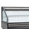 VEVOR Open Air Merchandiser, 4.6 cu. ft. Shelving Commercial Refrigerator, Grab and Go Fan Cooling Display Cooler, with LED Lighting, Night Curtain, Horizontal for Restaurants, Stores, Office