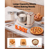 VEVOR Dough Mixer 5.3 Quart Electric Dough Maker with Ferment Function, for Pizza Pasta Sourdough Noodle, 304 Stainless Steel Bowl, Timer, Face-up Control Panel, Household Dough Kneading Machine