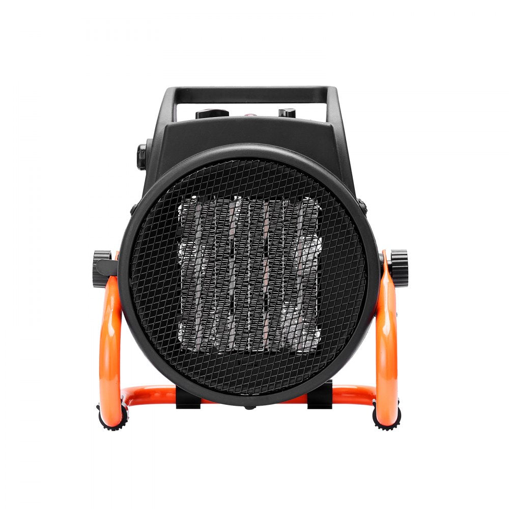 VEVOR Greenhouse Heater, 1500W PTC Fast Heating with Overheat Protection, 3-Speed Setting Small Grow Tent Heater, Electric Portable Heater Fan for Green House, Flower Room, Workplace