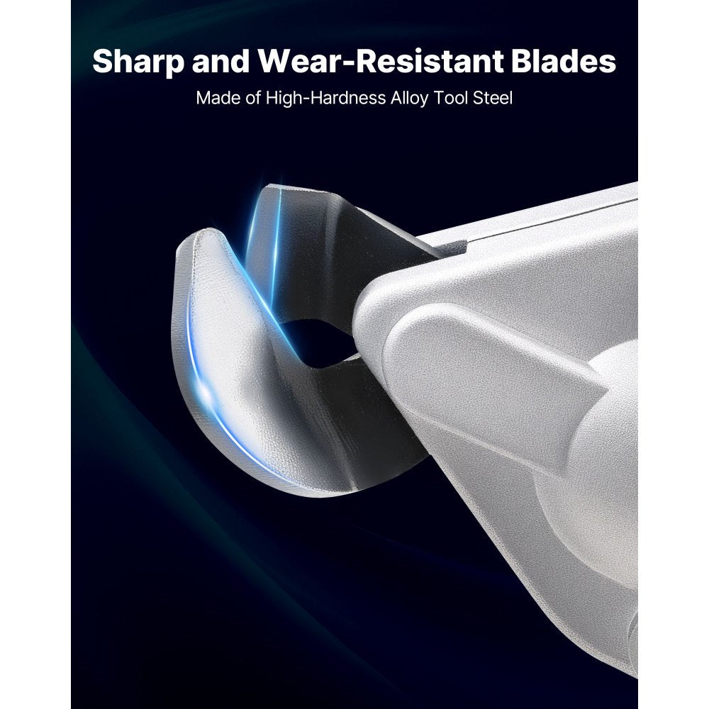 VEVOR Metal Shear, Cordless Sheet Metal Cutter with 360-Degree Pivoting Head, Double Blades, 110VAC 20VDC, Cuts 18 GA Galvanized Steel, 20 GA Stainless Steel, Aluminum, Plastic, Cardboard, 2800SPM