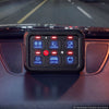 VEVOR 6 Gang Switch Panel RGB Circuit Control Box Backlight Auto-Dimmable, for 12-24V Car Truck Boat ATV UTV SUV, Toggle Momentary Strobe 3 Mode, 1440W 60A, Multifunctional Relay System, Waterproof