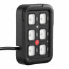 VEVOR 6 Gang Switch Panel RGB Circuit Control Box Backlight Auto-Dimmable, for 12-24V Car Truck Boat ATV UTV SUV, Toggle Momentary Strobe 3 Mode, 1440W 60A, Multifunctional Relay System, Waterproof