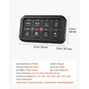 VEVOR 8 Gang Switch Panel RGB Circuit Control Box Backlight Auto-Dimmable, for 12-24V Car Truck Boat ATV UTV SUV, Toggle Momentary Strobe 3 Mode, 1440W 60A, Multifunctional Relay System, Waterproof