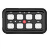 VEVOR 8 Gang Switch Panel RGB Circuit Control Box Backlight Auto-Dimmable, for 12-24V Car Truck Boat ATV UTV SUV, Toggle Momentary Strobe 3 Mode, 1440W 60A, Multifunctional Relay System, Waterproof