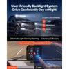 VEVOR 4 Gang Switch Panel RGB Circuit Control Box Backlight Auto-Dimmable, for 12-24V Car Truck Boat ATV UTV SUV, Toggle Momentary Strobe 3 Mode, 1440W 60A, Multifunctional Relay System, Waterproof