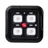 VEVOR 4 Gang Switch Panel RGB Circuit Control Box Backlight Auto-Dimmable, for 12-24V Car Truck Boat ATV UTV SUV, Toggle Momentary Strobe 3 Mode, 1440W 60A, Multifunctional Relay System, Waterproof