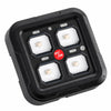 VEVOR 4 Gang Switch Panel RGB Circuit Control Box Backlight Auto-Dimmable, for 12-24V Car Truck Boat ATV UTV SUV, Toggle Momentary Strobe 3 Mode, 1440W 60A, Multifunctional Relay System, Waterproof
