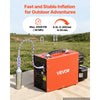 VEVOR Cordless PCP Air Compressor 4500PSI/30 MPa with Dual 18V 7.5AH Batteries, Auto Stop 250W PCP Airgun Compressor, Portable Paintball Tank Compressors for Air Rifle, Scuba Diving Bottle