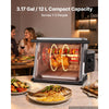 VEVOR Rotisserie Oven Large Capacity 12L Shawarma Grill Machine 1250W, for Chicken, Beef Ribs, Lamb Leg, Grilled Vegetables, Countertop Grill Roaster with Heat-Resistant Door and Timer Control