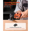 VEVOR Cordless Oscillating Tool, 20V Multitool Oscillating Tool with 6 Variable Speeds 8500 - 17000 OPM, 3.2° Oscillating Angle, 8PCS Saw Accessories & LED Work Light (Battery Pack Not Included)