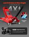 VEVOR Low Profile Floor Jack image - angle view 1