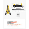 VEVOR Low Profile Floor Jack, 1.5 Ton (3300 lbs) Capacity, Steel Racing Floor Jack with Single Piston Quick Lift Pump, Hydraulic Trolley Car Lift for Sports Cars, Sedans, Lifting Range 5.1-12.2 Inches