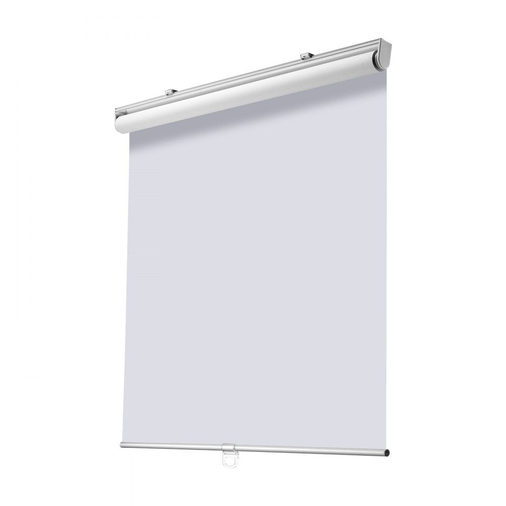 VEVOR Cordless Roller Shades, 34 x 72 in, Pull Down Blackout Blinds for Windows Room Darkening, Thermal Insulated, Easy to Install, Blackout Roller Shades for Bedroom, Bathroom, Home, Office, White