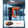 VEVOR Cordless Finish Nailer 20V 16GA Straight Cordless Nailer with Battery, Drives 1-1/4" to 2-1/2" Nails, with 1500 Nails, 2.0Ah Lithium-Ion Battery and Charger, with Ergonomic Handle, Lightweight