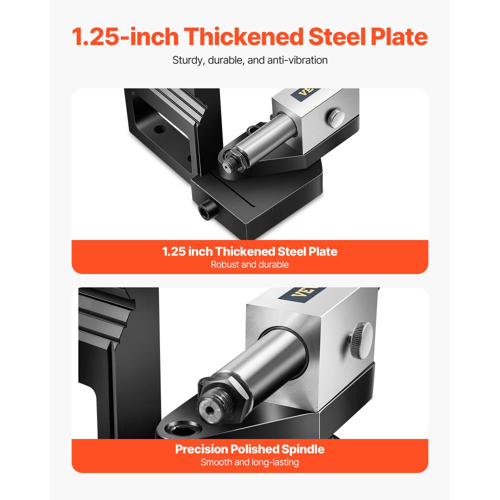 VEVOR Pipe Tube Notcher, 1/2 to 3-inch Tubing Notcher with 0 to 50° Adjustable Angle, Pipe and Tube Notching Tool for Repair Shops, Home Projects, Metalworking