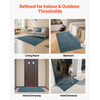 VEVOR Front Door Mat, 6 x 4 ft Commercial Floor Mat for Indoor and Outdoor, Industrial Entrance Carpet with PVC Backing, Heavy Duty Washable Entry Rug for Hallway, Kitchen, Balcony, Garage, Slate Blue