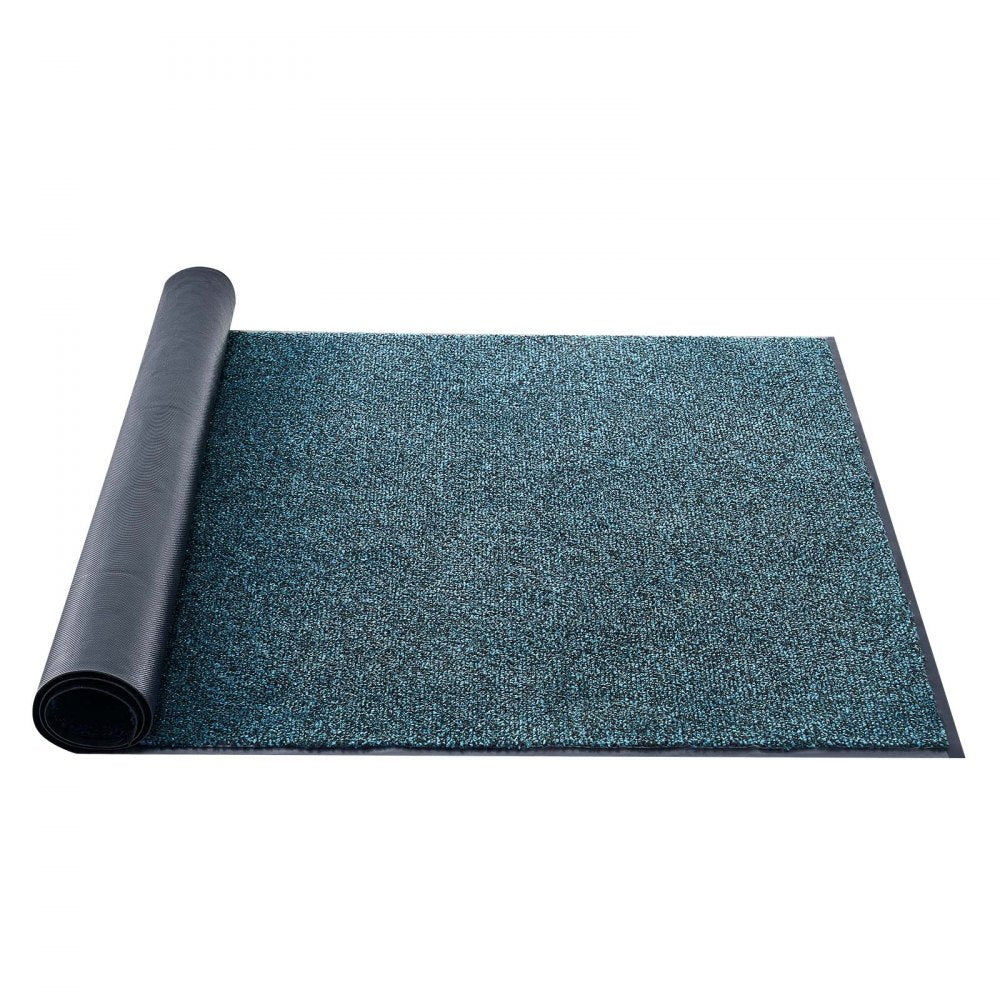 VEVOR Front Door Mat, 6 x 4 ft Commercial Floor Mat for Indoor and Outdoor, Industrial Entrance Carpet with PVC Backing, Heavy Duty Washable Entry Rug for Hallway, Kitchen, Balcony, Garage, Slate Blue