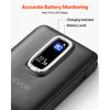 VEVOR Magnetic Power Bank, 10000 mAh Battery Pack, Wireless MagSafe-Compatible Portable Charger, with Smart LED Display, Foldable Stand, Fast Charging for iPhone16/15/14/13/12 Series, Samsung, Huawei