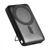 VEVOR Magnetic Power Bank, 10000 mAh Battery Pack, Wireless MagSafe-Compatible Portable Charger, with Smart LED Display, Foldable Stand, Fast Charging for iPhone16/15/14/13/12 Series, Samsung, Huawei