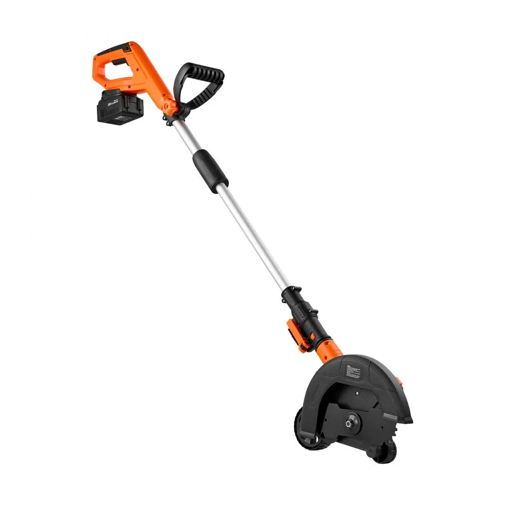 VEVOR Lawn Edger, 8.8-inch Blade Length, Battery Powered Cordless Edger Lawn Tool, with 3-Position Blade Depth, 4000 mAh Battery and Charger Included, for Lawns, Driveways, Yards, and Sidewalk Edges