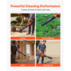 VEVOR Cordless Leaf Blower, 20V Powerful Electric Leaf Blower with 2.0Ah Battery, Fast Charging & Quiet Operation, 2 Speed Control, 450 CFM/110 MPH Lightweight Powered Blowers for Leaves Lawn Care