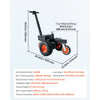 VEVOR Electric Trailer Dolly, 3600 lbs Capacity 800W 600 lbs Tongue Load, for RV Campers, Cargo, Utility & Boat Trailers, 2 in & 1-7/8 in Hitch Balls, Moving & Positioning Trailers, Heavy-Duty Steel