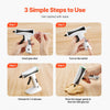 VEVOR Hot Glue Gun, Rechargeable Cordless Glue Gun, Mini Wireless Hot Glue Gun Kit with 2200mAh Battery, 20 Pcs Glue Sticks, Fast Preheating & High Temp, for Crafts, Arts, DIY, Quick Home Repairs